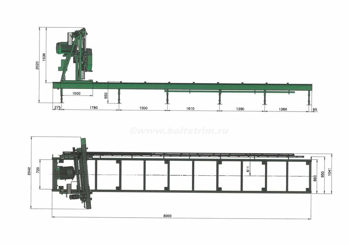 Горизонтальная ленточная пилорама ZBL-60H - купить у официального  поставщика по доступной цене с доставкой по России в интернет-магазине -  Baltstrim-shop.ru